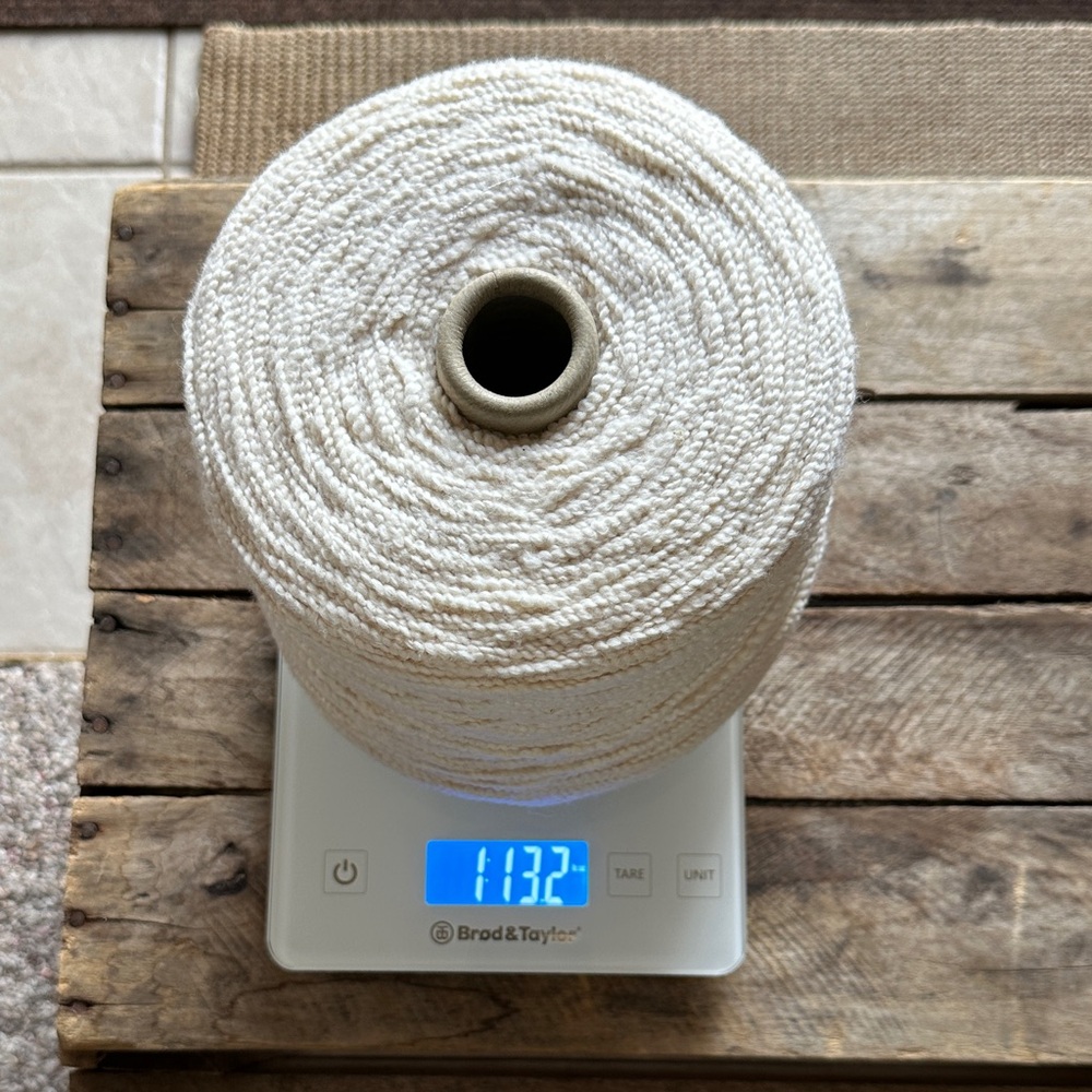 Cotton yarn on a cone